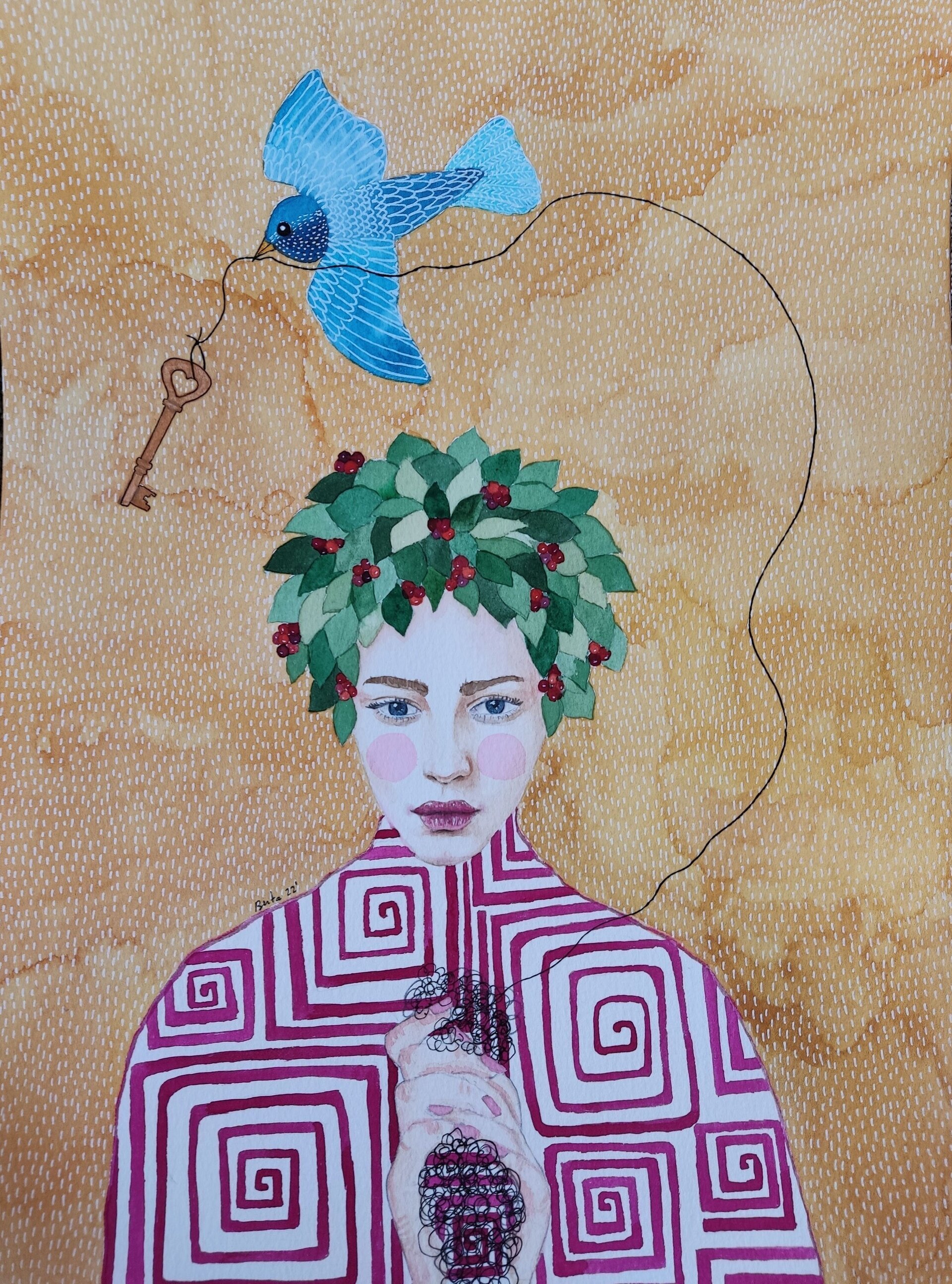 Retratos en acuarela